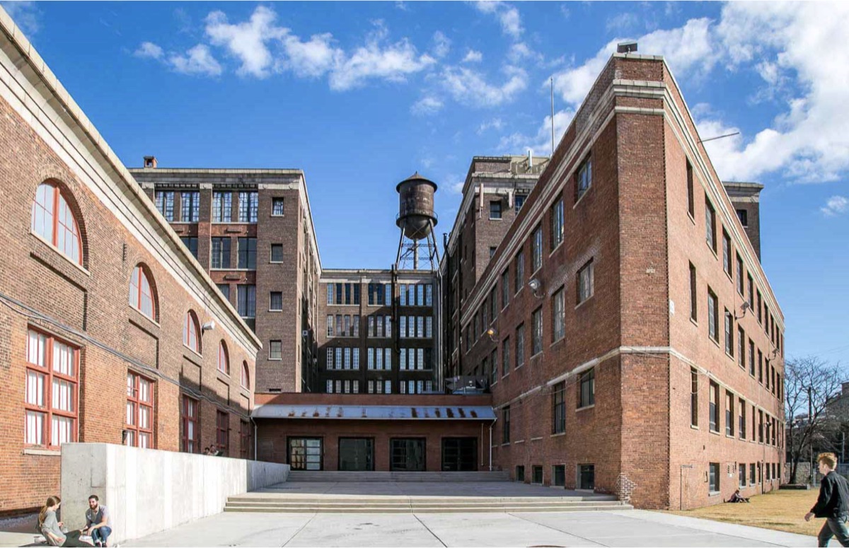 LEDI Center building exterior at Mana Contemporary, Jersey City NJ
